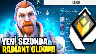 YENİ SEZONDA tekrardan RADİANT OLDUM  Valorant [upl. by Seppala480]