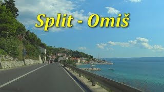 SPLIT  OMIS CROATIA JADRANSKA MAGISTRALA 4K [upl. by Richara531]