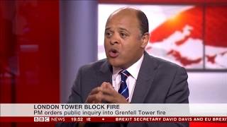 Professor Kurt Barling on Grenfell Tower fire BBC News [upl. by Ocirred]