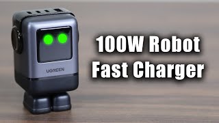 100W Fast Robot Charger for your iPhone or Samsung Smartphones by UGREEN [upl. by Tarfe]