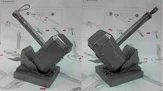 Metal Earth build  Mjölnir Thors Hammer [upl. by Mulloy]