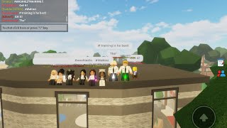 Completing my first ever training session as a TRAINER in Washiez Training centre Roblox [upl. by Nahgeem]