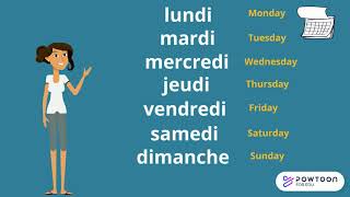 La semaine Song for learning the days of the week in French [upl. by Cooke]