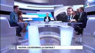 Macron  Les réformes ça continue  cdanslair 21082019 [upl. by Idram588]