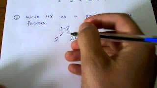 How to  express a number as a product of prime factors [upl. by Ahsinat577]