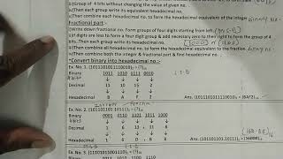 12 Bifocal Electronics  Paper 2 Chapter 1 Binary to hexadecimal conversion [upl. by Adiuqram]