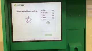 Coinstar Coin Machine At Walmart [upl. by Nwahsear409]