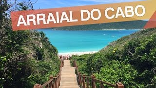 Arraial do Cabo  Brasil  3 praias imperdíveis em 3 minutos  3em3 [upl. by Islean]