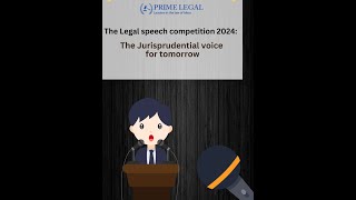 Legal Speech Competition 2024 by Prime Legal [upl. by Junie]