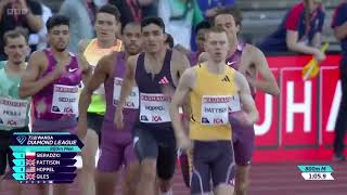 800m WORLD LEAD at Stockholm Diamond League 2023  Full Race with commentary [upl. by Aikahs]