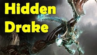 Skyrim Secrets Hidden Cave Dragon [upl. by Weisbrodt]