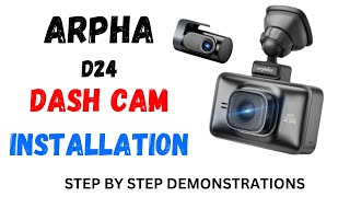 HOW TO INSTALL A DASH CAM STEP BY STEP DEMONSTRATIONS AND ROUTE amp HIDE THE WIRES APRHA D24 DASH CAM [upl. by Finny]