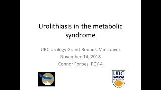 Urolithiasis in the metabolic syndrome [upl. by Adis]