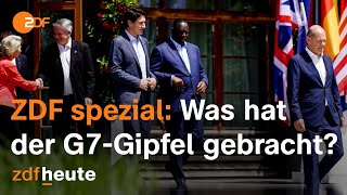 G7Gipfel in Elmau  Kanzler Scholz zieht Bilanz  ZDF spezial [upl. by Anauqahc707]