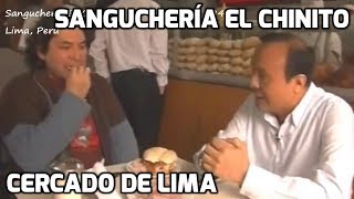 Sanguchería El Chinito  Cercado de Lima [upl. by Ajoop]