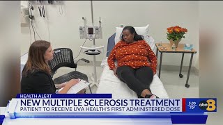 First UVA Health multiple sclerosis patient receives new treatment [upl. by Ahsets523]