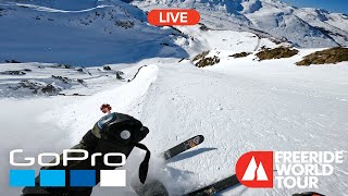 GoPro LIVE Freeride World Tour 2023  Baqueira Beret Spain [upl. by Noryv]