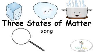 Three States of Matter  Children learning song  song about matter  Kids songs  EDUCATIONAL [upl. by Gean696]