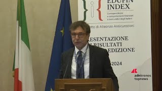 Alleanza Assicurazioni presenta la terza edizione di Edufin Index conoscenze finanziarie e [upl. by Nairoc]