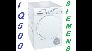 SiemensIQ 500 WT44W16215 trocknet nicht richtig und pumpt kein Kondenswasser ins Kondensbehälter [upl. by Aniretake924]