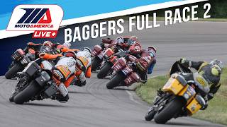 Mission King of the Baggers Race 2 at New Jersey 2024  FULL RACE  MotoAmerica [upl. by Alithea249]