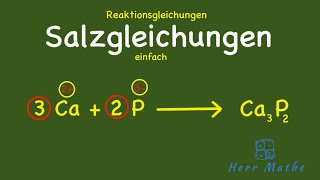 Reaktionsgleichungen  Salzgleichungen aufstellen [upl. by Ardnoek198]