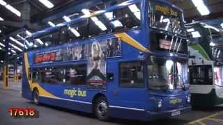 Stagecoach Manchester Hyde Road Bus Depot Visit On The 16082014 [upl. by Artim]