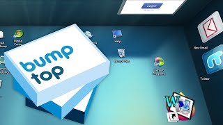 BumpTop  The Amazing 3D Physics Desktop Replacement for Windows amp macOS Overview amp Demo [upl. by Maxim415]