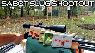 12 Gauge Sabot Slug Shootout Accuracy Test Hornady Remington Winchester [upl. by Kruter]