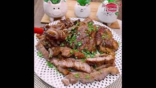 Learn how to make a delicious beef with caramelized onion recipe [upl. by Ahselaf]