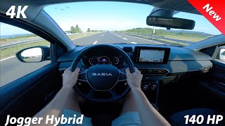 Dacia Jogger Hybrid 2024 POV Test drive 4K 16 140 HP [upl. by Susy952]