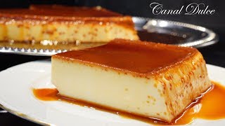 FLAN DE LECHE CONDENSADA SUPER DELICIOSO Y FÁCIL [upl. by Olvan]