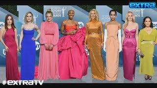 The Hottest Fashion Moments from the 2020 SAG Awards Plus Who Was BestDressed [upl. by Ettezyl]