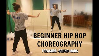 BEGINNER HIPHOP CHOREOGRAPHY Treasure Bruno Mars [upl. by Anavoig774]