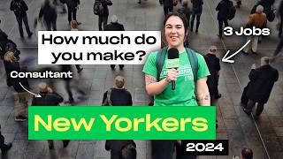 Asking People in NYC How Much They Make Salary Transparent Street [upl. by Aydin795]