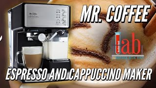 Review  Mr Coffee Onetouch Espresso and Cappuccino Machine [upl. by Jehanna]