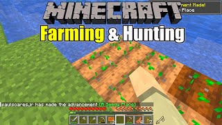 Minecraft Survival  Farming and Hunting Survive amp Thrive 2024  Ep 2 [upl. by Ronn]