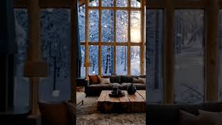 quotEmbrace the calm as snowflakes fall softly outsidequot relaxingsnow shortvideos viral trending [upl. by Eibbed]