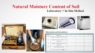 Determination of Natural Moisture Content of Soil  Lab  Field Methods  Geotech with Naqeeb [upl. by Dodwell]