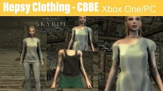 Skyrim SE Xbox OnePC ModsHepsy Clothing  CBBE [upl. by Kayley]