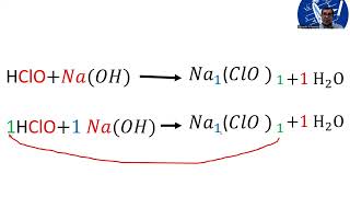 Sales oxigenadas Ejemplo Acido Hipocloroso  Hidróxido de sodio [upl. by Ednil]