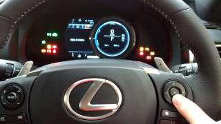 NEW LEXUS IS300h hybrid F sport INTERIOR meter [upl. by Annmarie]