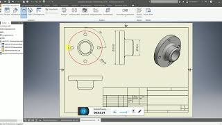 ANDREEs Inventor 2018  Tutorial 17  Zeichnung Bemaßung Oberfläche Toleranzen [upl. by Ilac310]