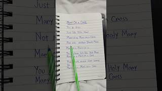 Mary on a cross Ghost  lyrics lyrics maryonacross shorts [upl. by Letha]