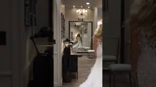 WEDDING DRESS SHOPPING AT 20 video out now weddingdress bride shortsvideo [upl. by Peacock58]