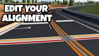 7 Editing Civil 3D Alignments Tutorial Video 77 [upl. by Macy]