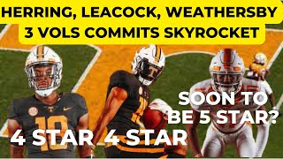 VOLS FOOTBALL RECRUITING 3 VOLS SKYROCKET UP THE BOARD MOVING TN TO 9TH IN NATION VOLS NEWS UPDATE [upl. by Ollie]