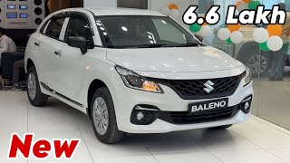 BALENO 2024 Updated  Maruti Suzuki BALENO Sigma Base Model 2024 White Colour Review [upl. by Naashar]