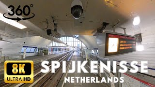 Metro Centrum Spijkenisse in Netherlands 8K Video 360° VR [upl. by Ahsiaa]