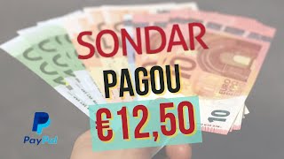 Sondar  Prova de Pagamento 🤑 Como Ganhar Dinheiro Respondendo Inquéritos Online [upl. by Arnoldo589]